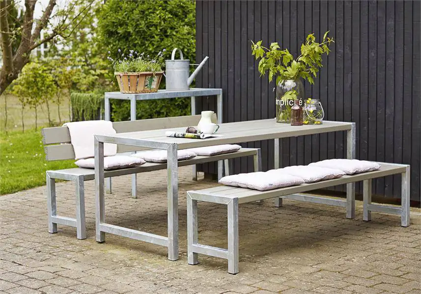 Plus Planken-Garnitur 3-teilig graubraun