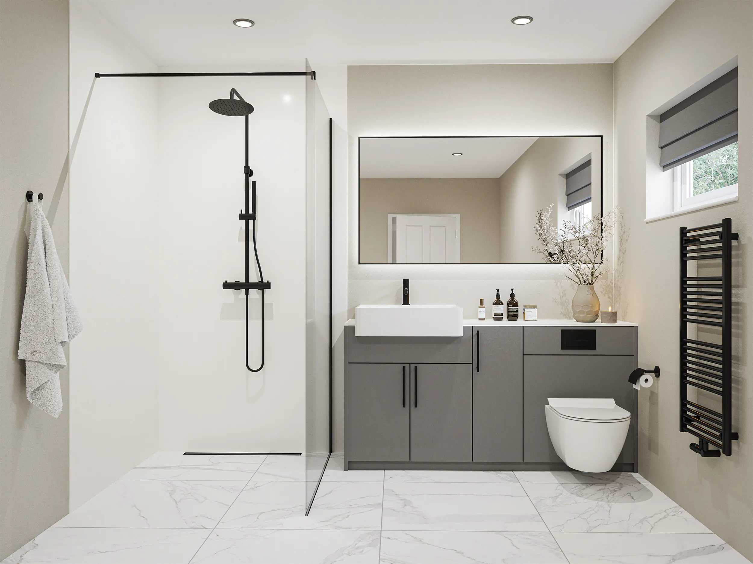 Wetwall Elite Wandpaneel  Artico 60 x 260 cm mit Nut & Feder