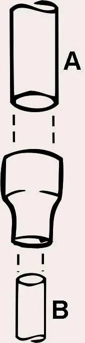 Cornat Reduziermuffe Ø 22 / Ø 15 mm