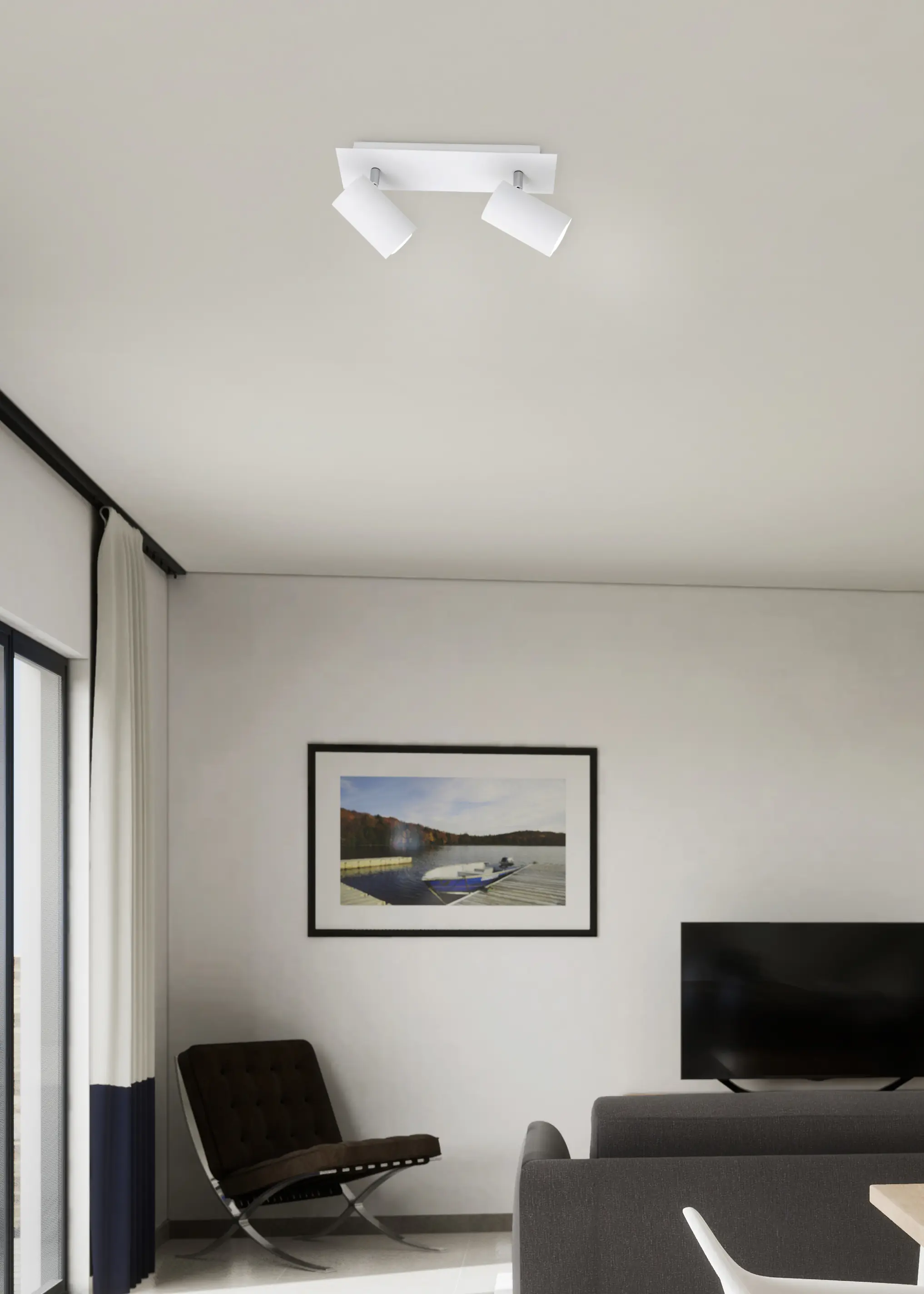 Trio Leuchten 2er Spot Marley GU10, weiß matt