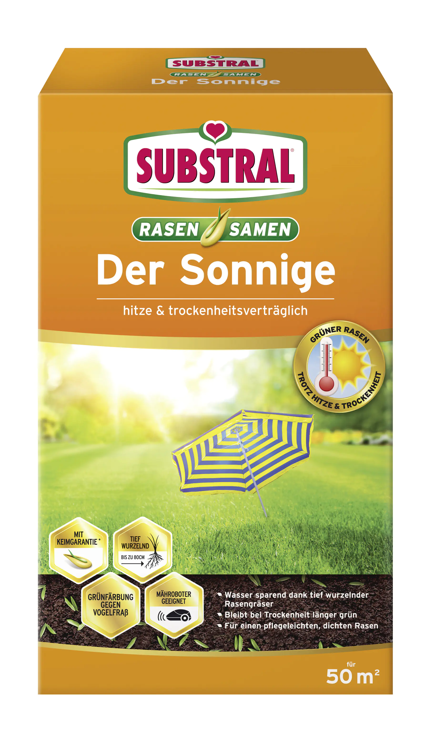 Substral Rasensamen Der Sonnige 1,125 kg für 50 m²