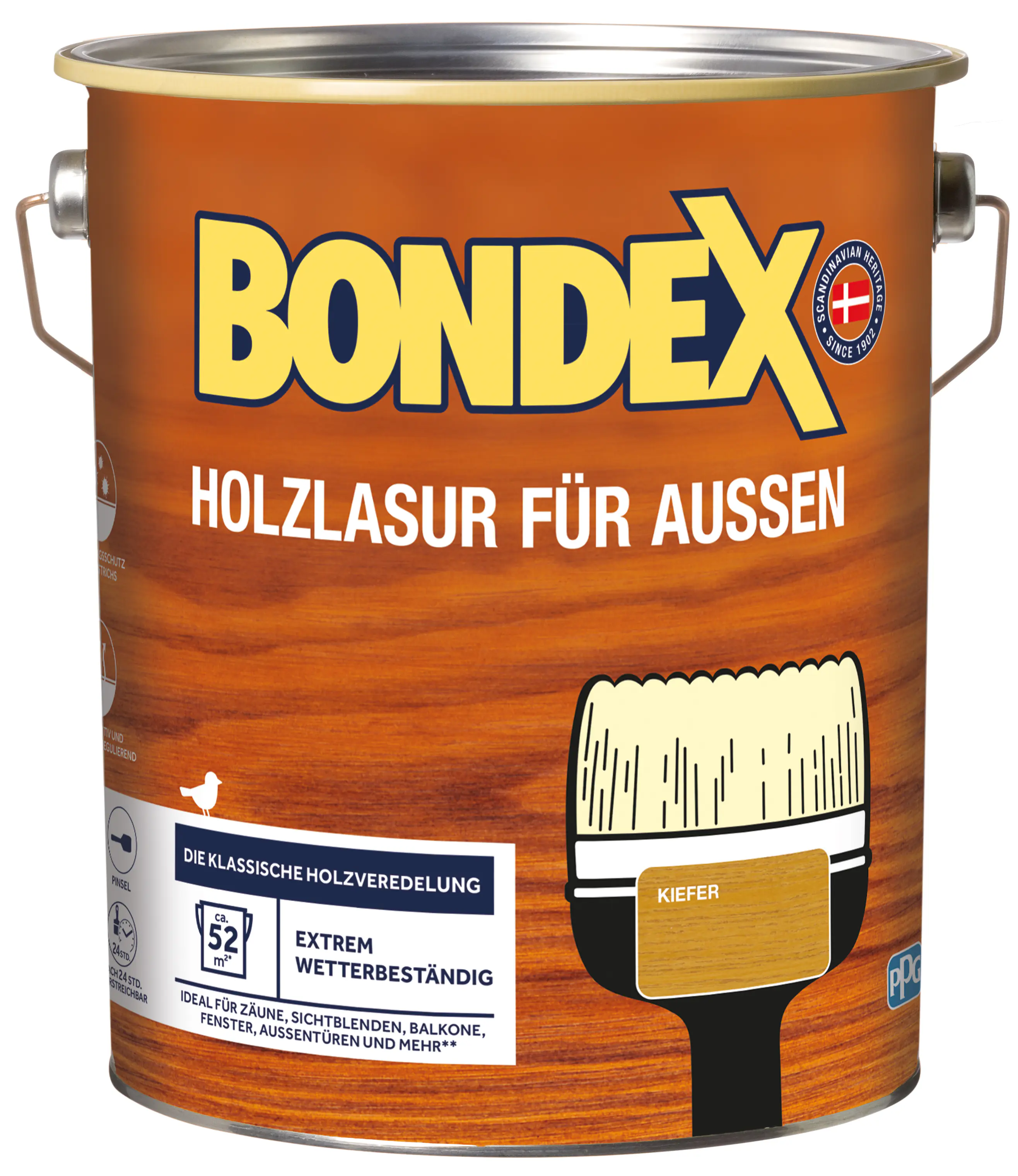 Bondex Holzlasur für Außen 4 L kiefer