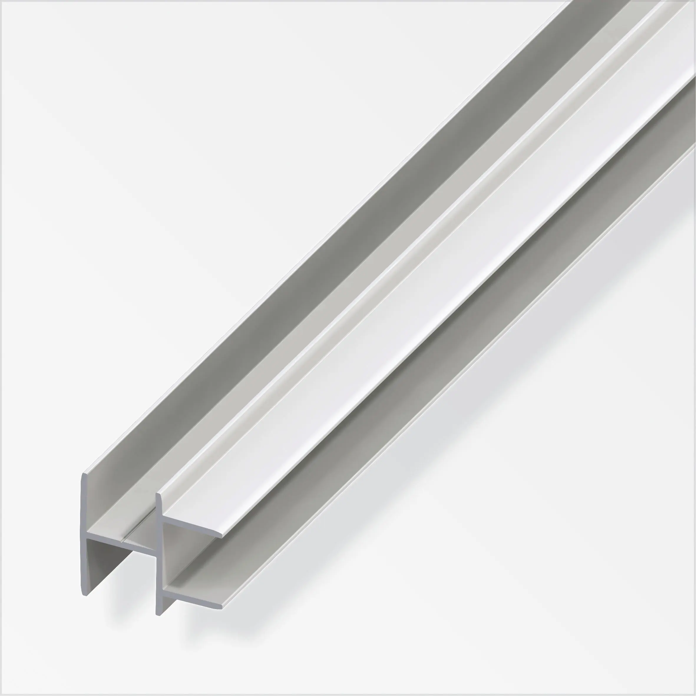 alfer clampline-T-Profil 1 m, 15.9 x 14 x 1.5 mm Aluminium eloxiert silber