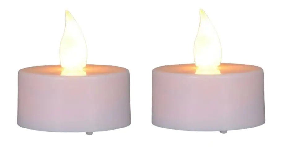 TrendLine LED Teelicht Maxi 2 Stück warmweiß batteriebetrieben mit Timer TrendLine LED Teelicht Maxi 2 Stück warmweiß batteriebetrieben mit Timer
