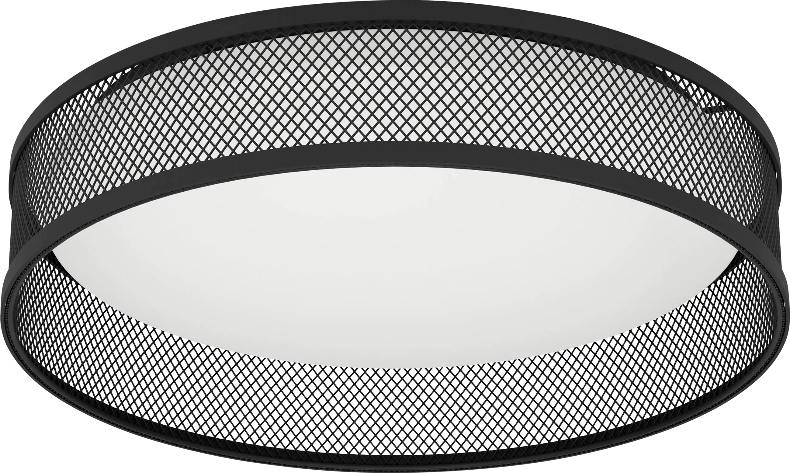 Eglo LED-Deckenleuchte Luppineria schwarz-weiß Ø 38,5 cm Eglo LED-Deckenleuchte Luppineria schwarz-weiß Ø 38,5 cm