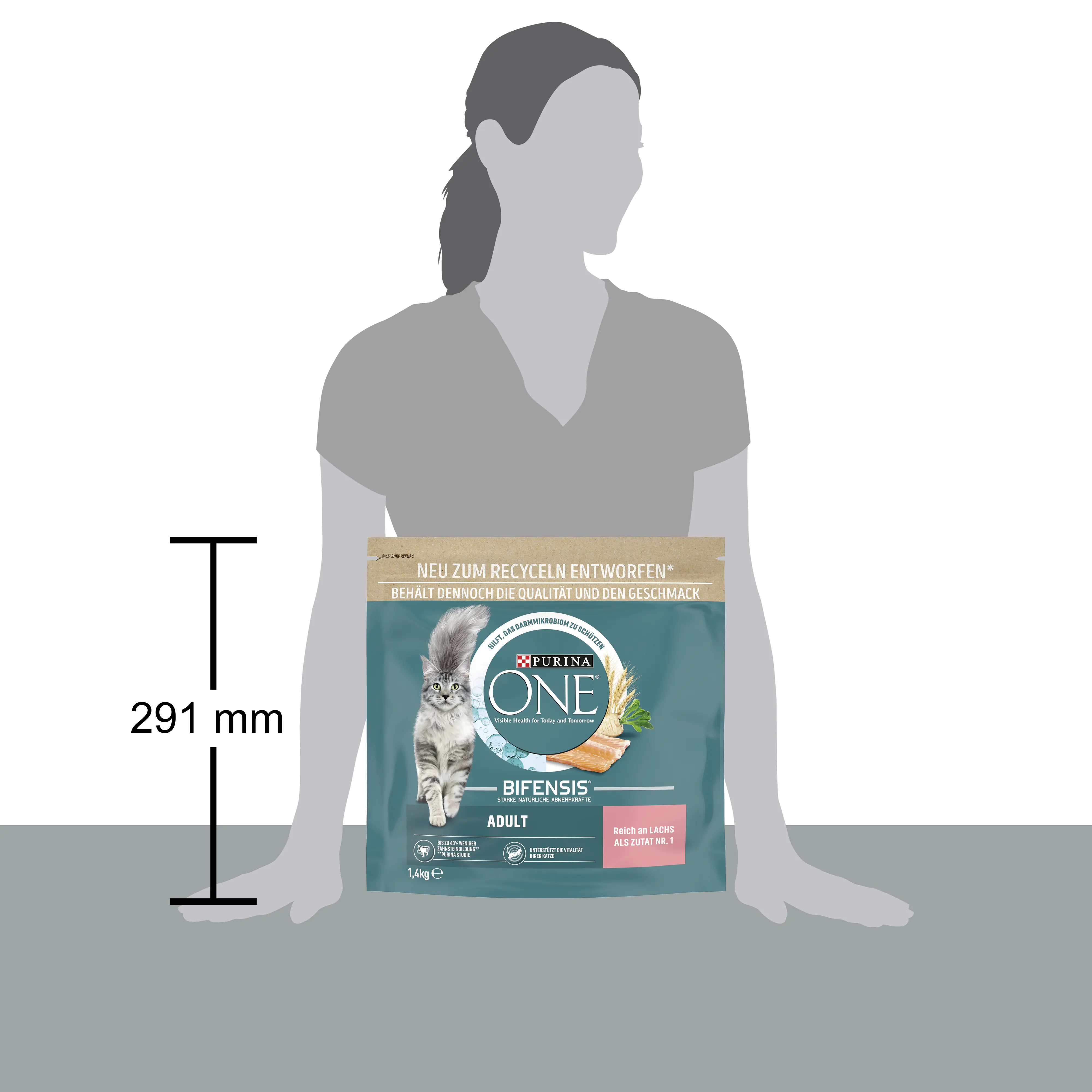 Purina One Katzenfutter Adult reich an Lachs 1,4 kg Purina One Katzenfutter Adult reich an Lachs 1,4 kg