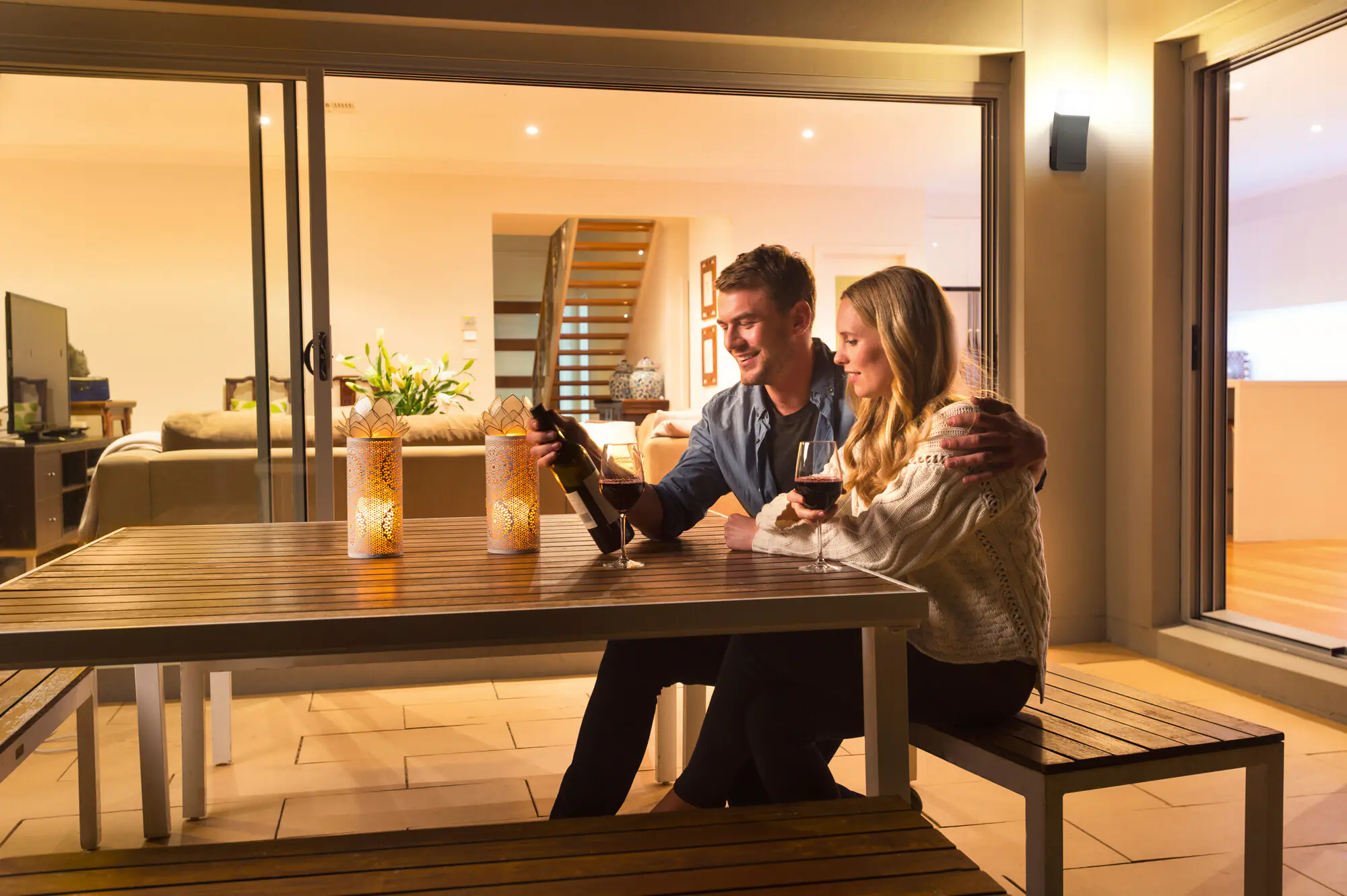 Ledvance LED Außen-Wandleuchte Smart+ WiFi Curve RGB silber 9,3 x 10 cm