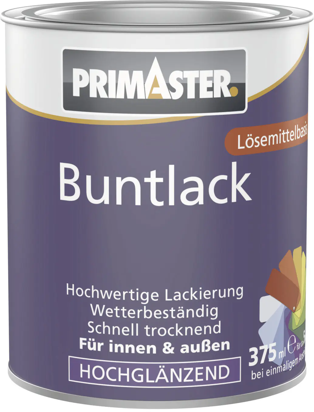 Primaster Buntlack 375 ml feuerrot hochglänzend