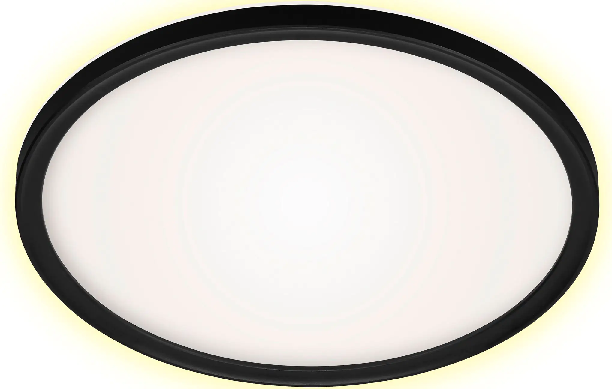 Di-Ka ultraflaches LED Panel Slim Ø 42 cm schwarz mit Backlight Di-Ka ultraflaches LED Panel Slim Ø 42 cm schwarz mit Backlight