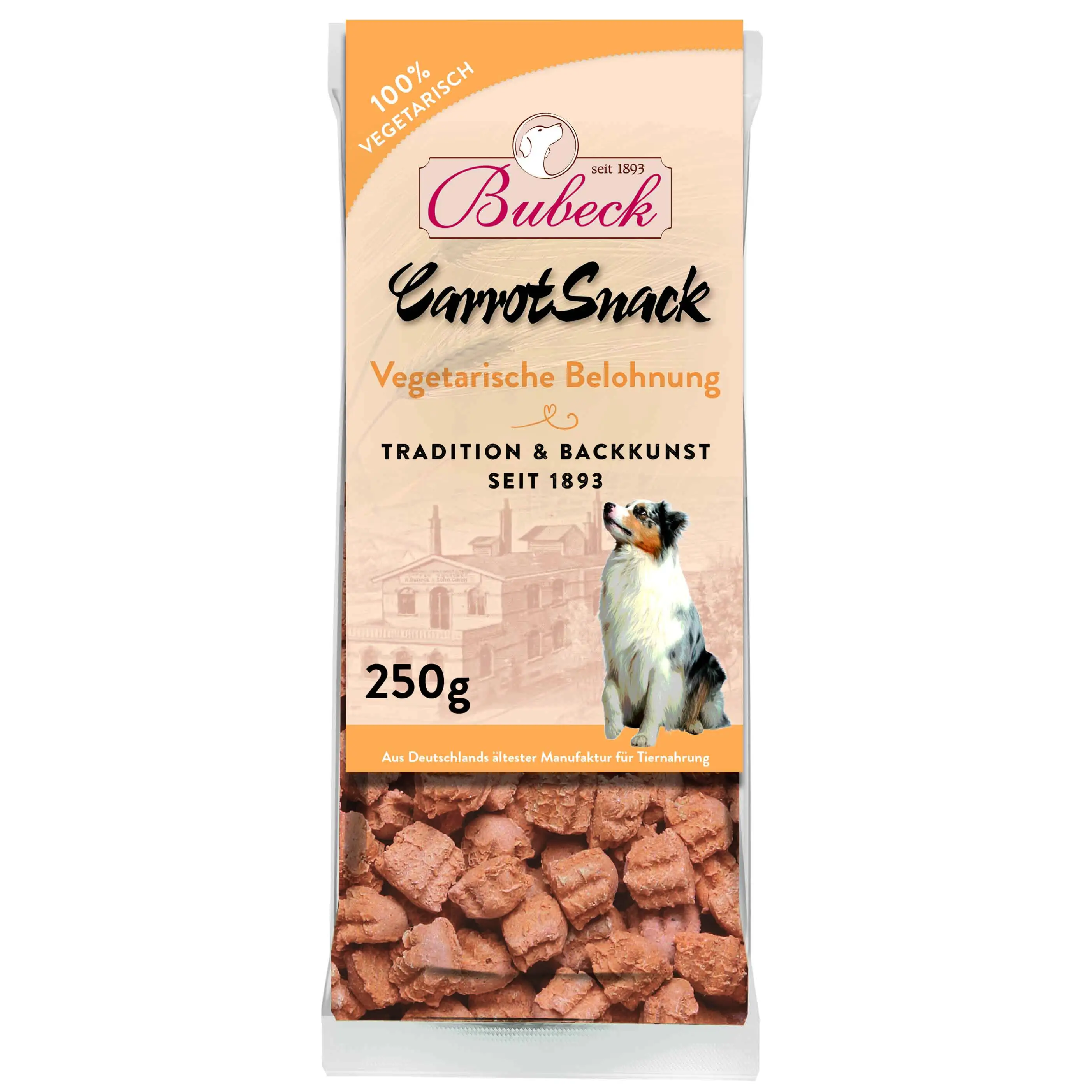 Bubeck CarrotSnack Adult  vegetarisch Hundekuchen 250 g