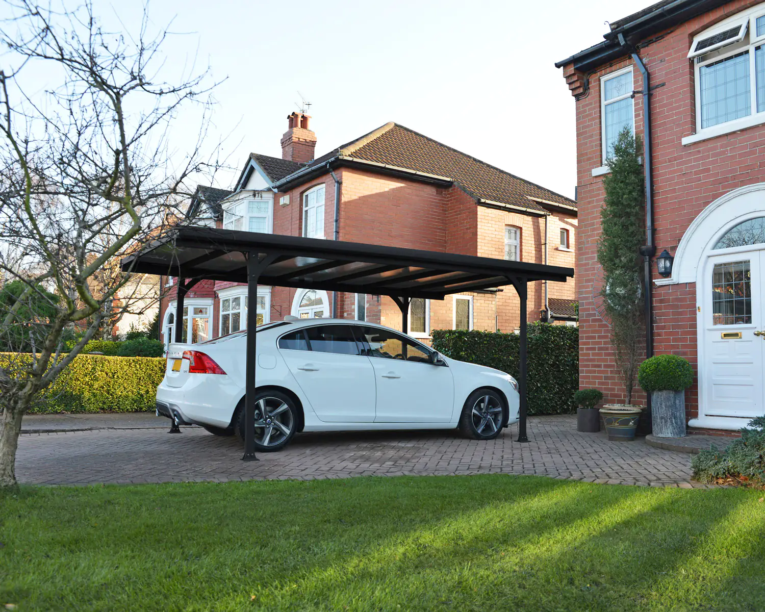 Canopia Carport MODENA 5000 ca. 504 x 300 cm, Aluminium schwarz