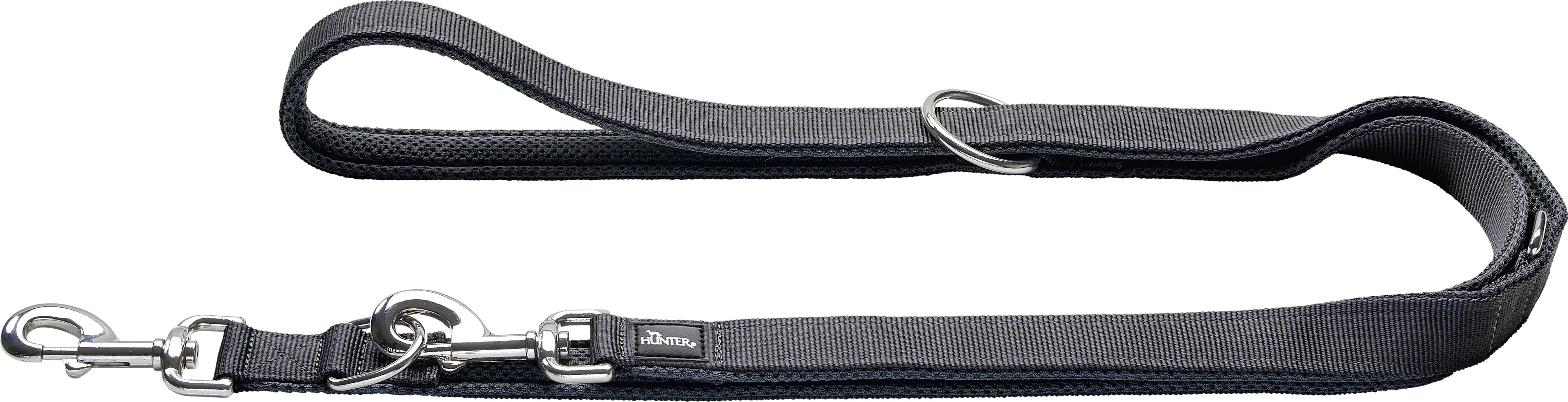 Verstellbare Führleine Divo/Maldon L x B: max. 200 cm x 1,5 cm grau-grau