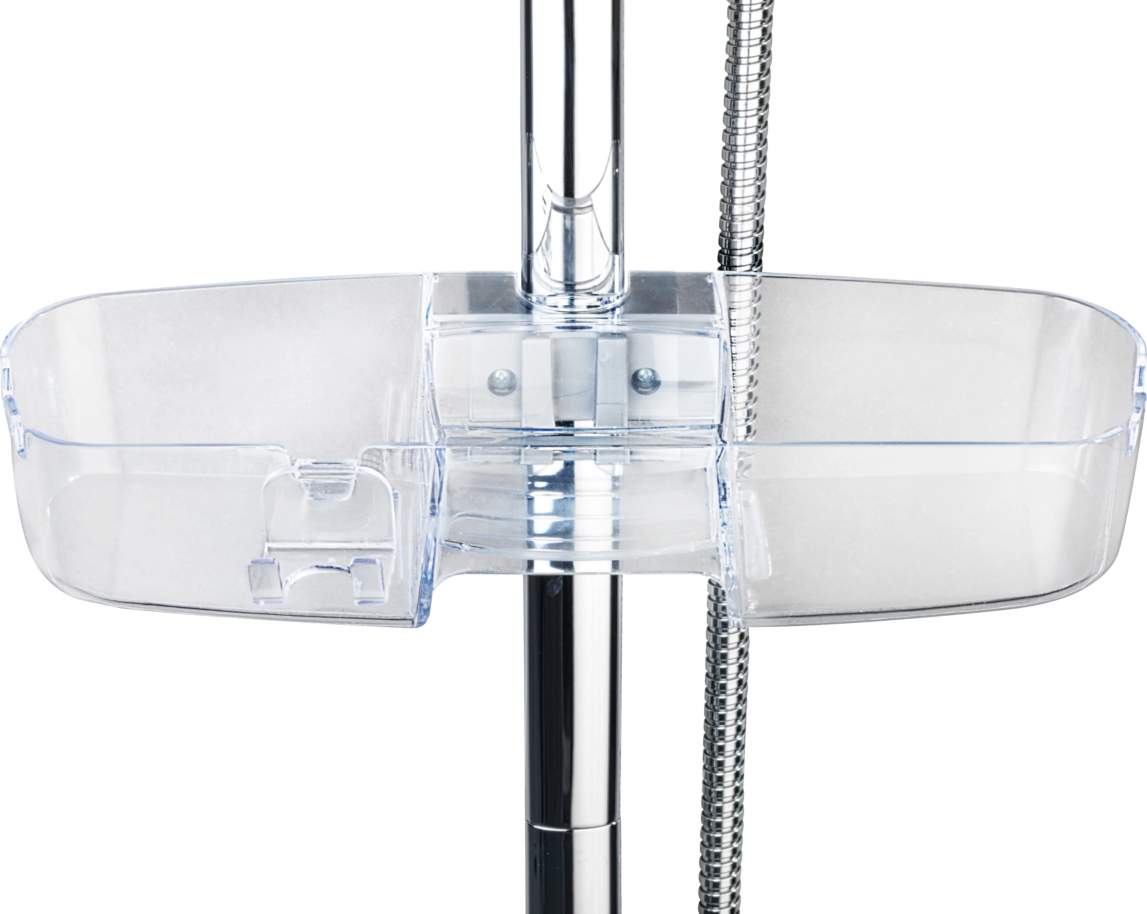 Wenko Duschkorb Premium Kunststoff, Farbe: transparent
