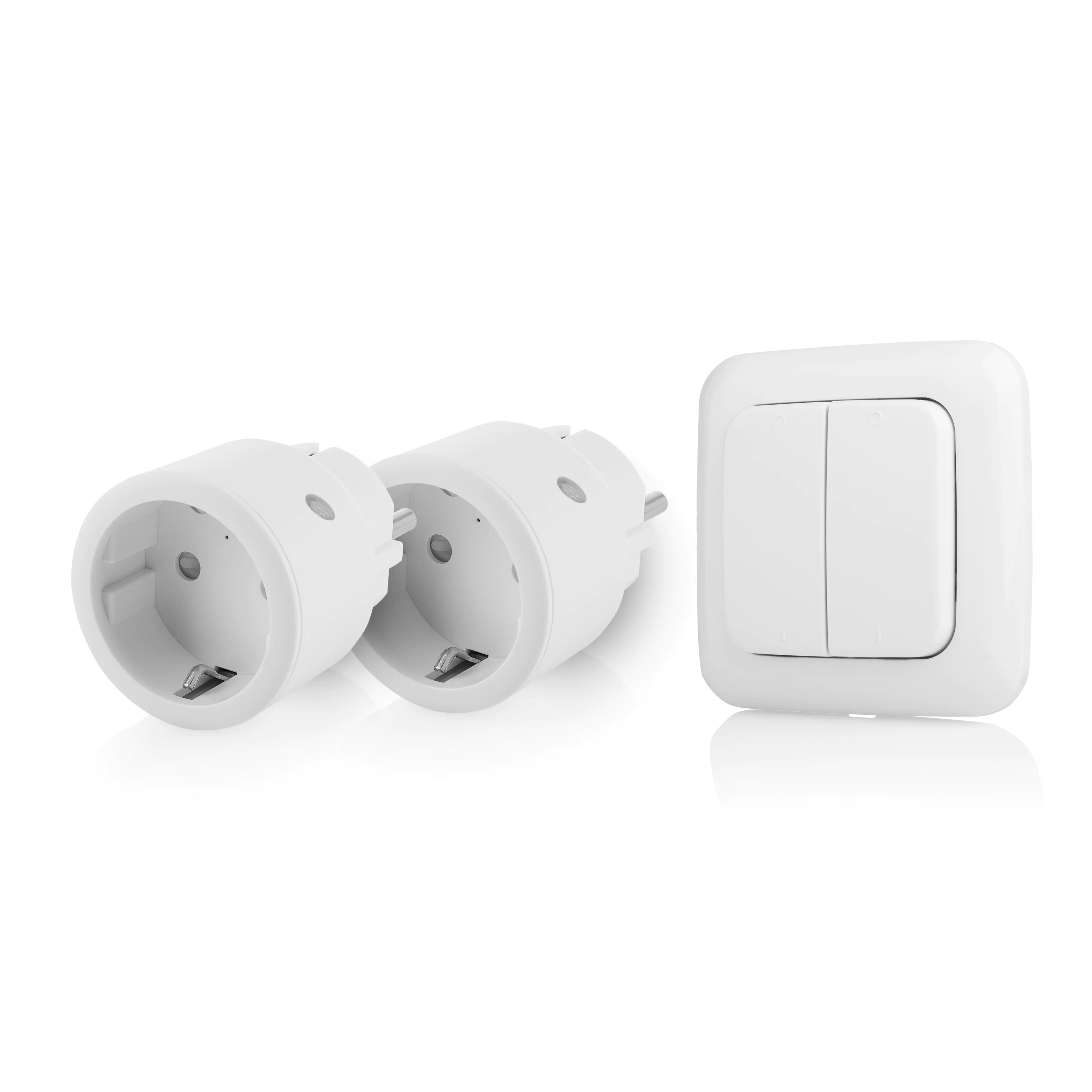 Smartwares Schalterset kabellos 2er Taster mit 2 Zwischenstecker