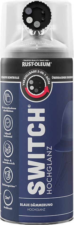 Rust-Oleum Sprühlack Switch 400 ml blaue dämmerung hochglanz