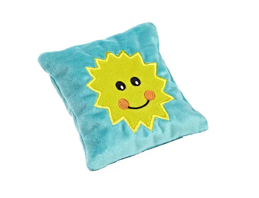 Aumüller Spielkissen für Katzen mit Baldrian und Dinelspelz