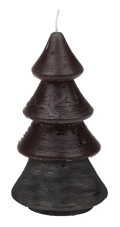 Steinhart Kerze Tannenbaum Fred Ø 6,1 x 11,3 cm anthrazit