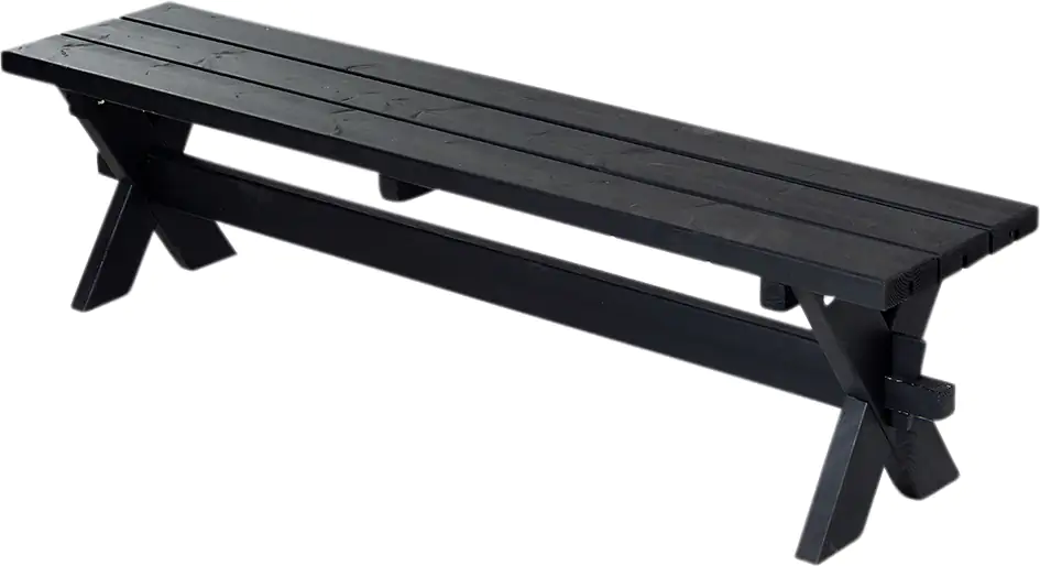 Plus Bank Nostalgie schwarz