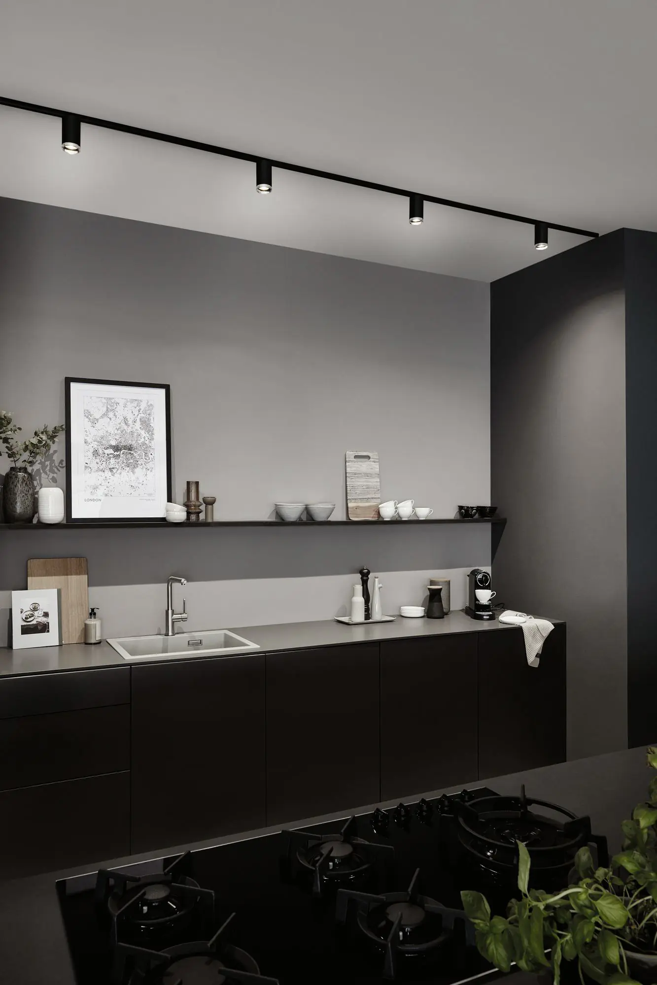 Paulmann URail Spot Tube GU10 schwarz matt 6,5 cm max. 10 W