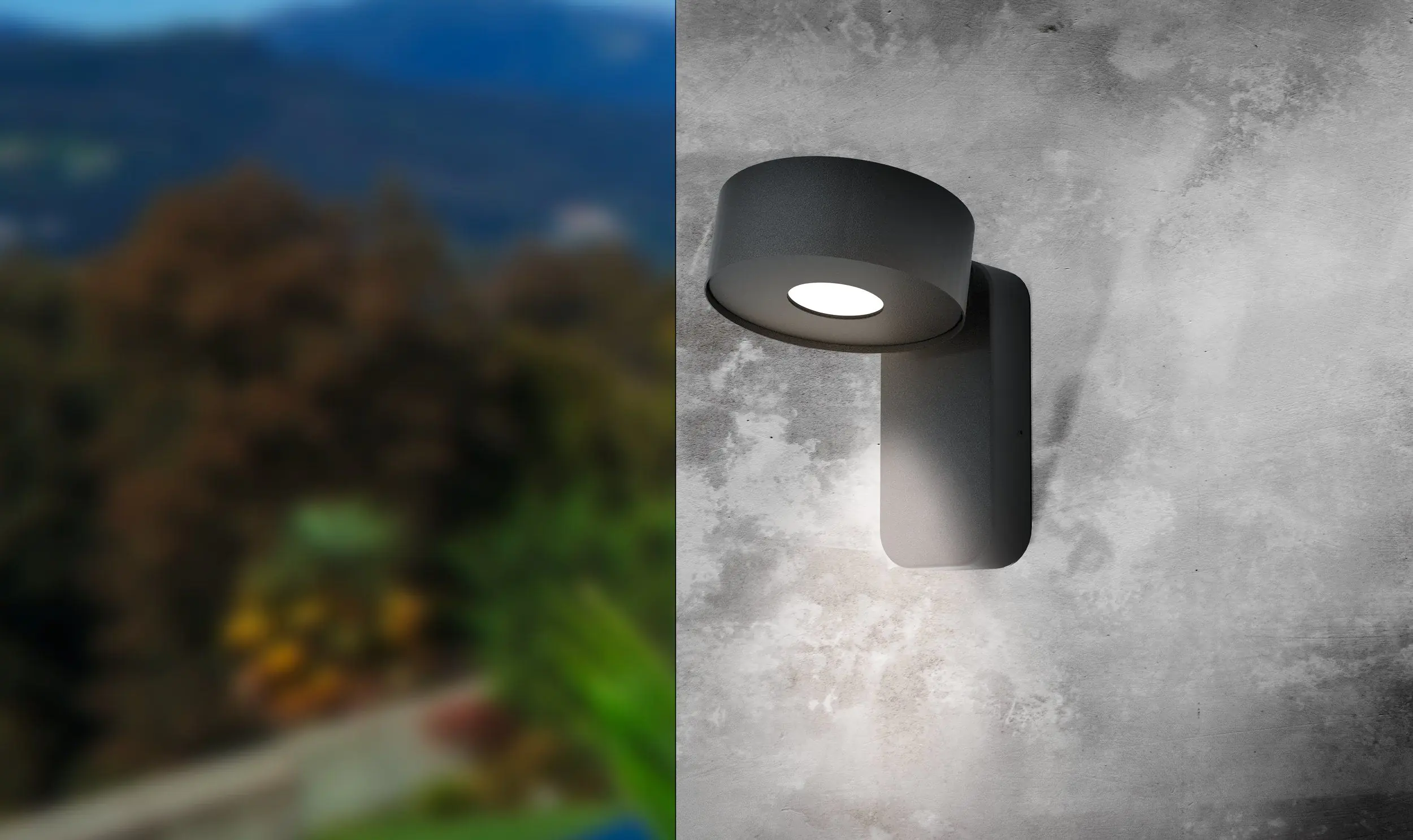 Eglo Außen-Wandleuchte Palosco schwarz 17 x 11,5 cm warmweiß