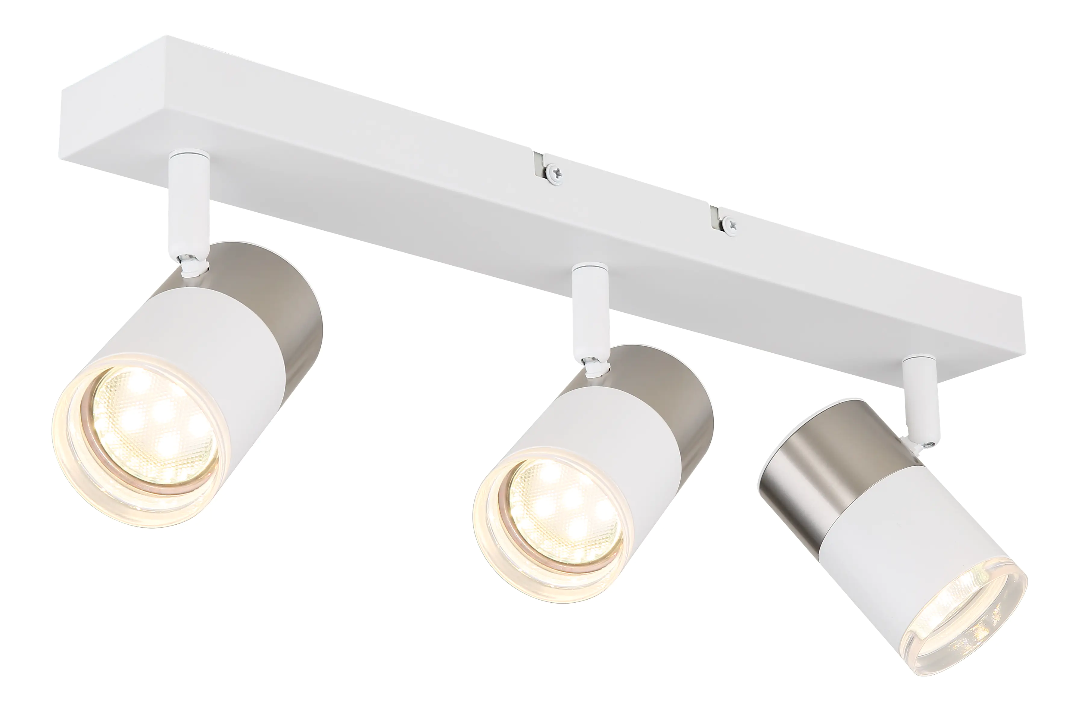 Globo 3er Spot Brisbon weiß matt 41 x 41 x 12 cm GU10