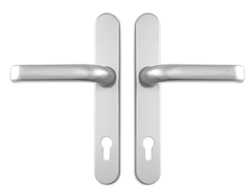 4060691137344 Meeth Haustürgarnitur abgerundet silber Nr. 336