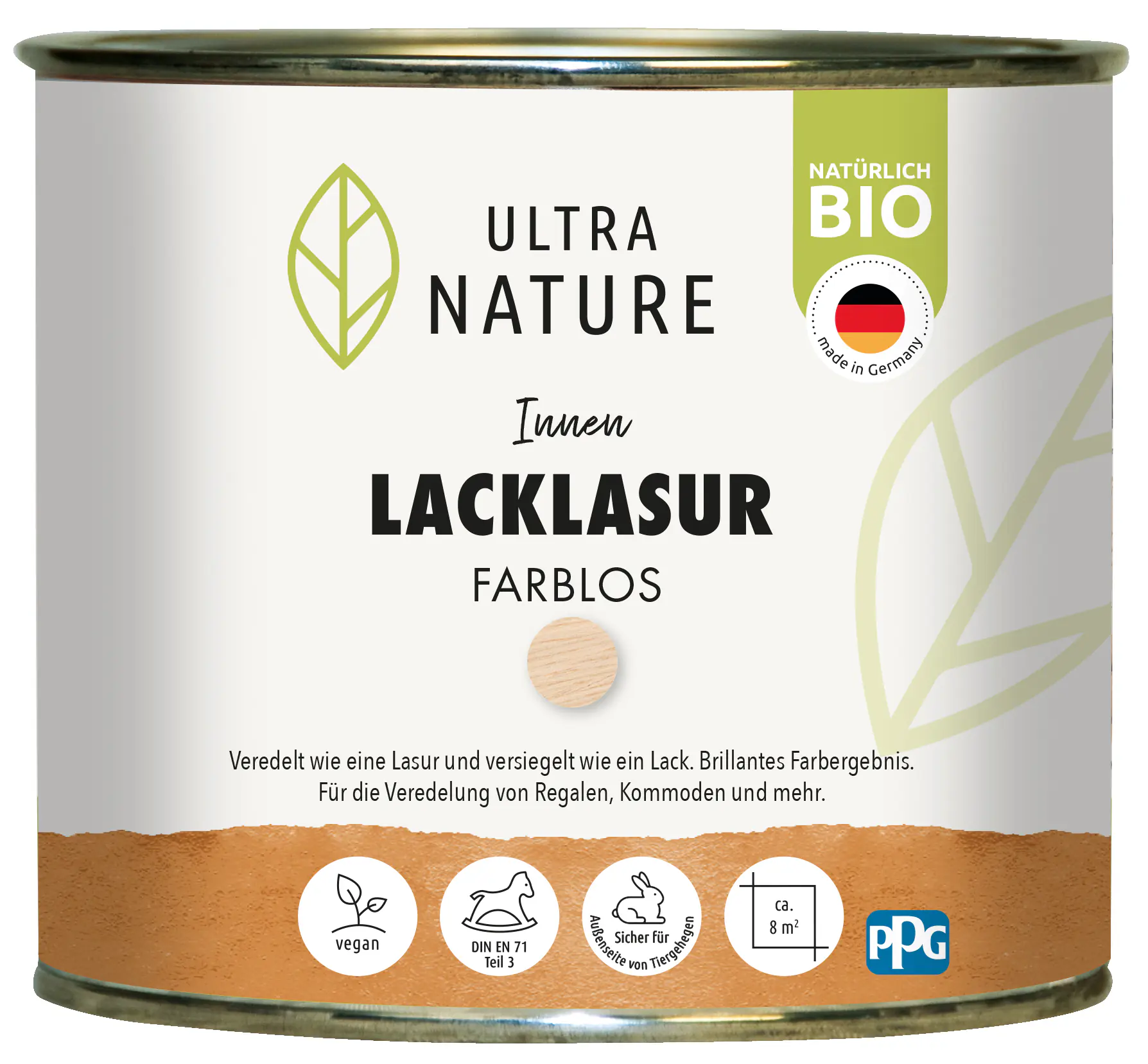 Ultra Nature Lacklasur 375 ml Farblos