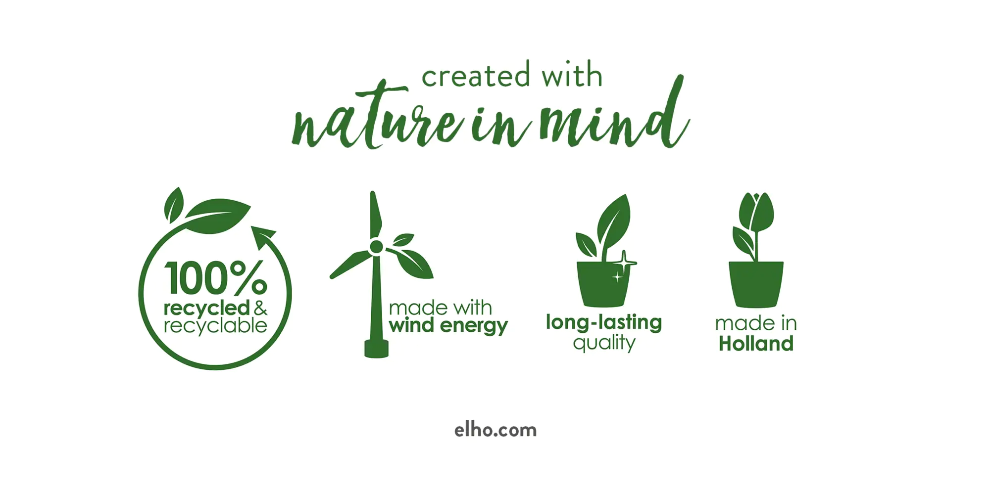 Elho Anzuchtstopf Green Basics Ø 30 cm grün