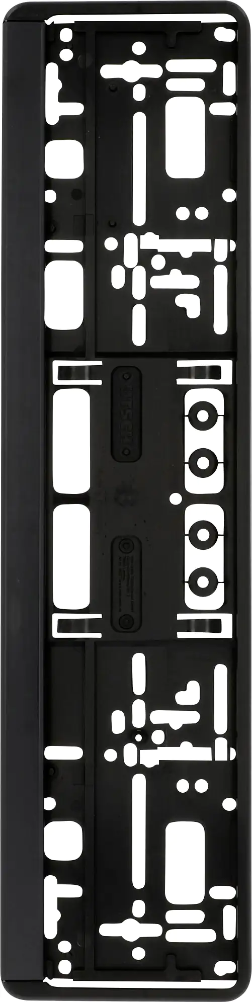 UniTec Kennzeichenhalterung schwarz