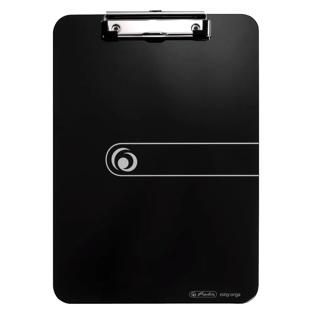 herlitz Klemmbrett PS A4 opak schwarz Klemm-Mechanik