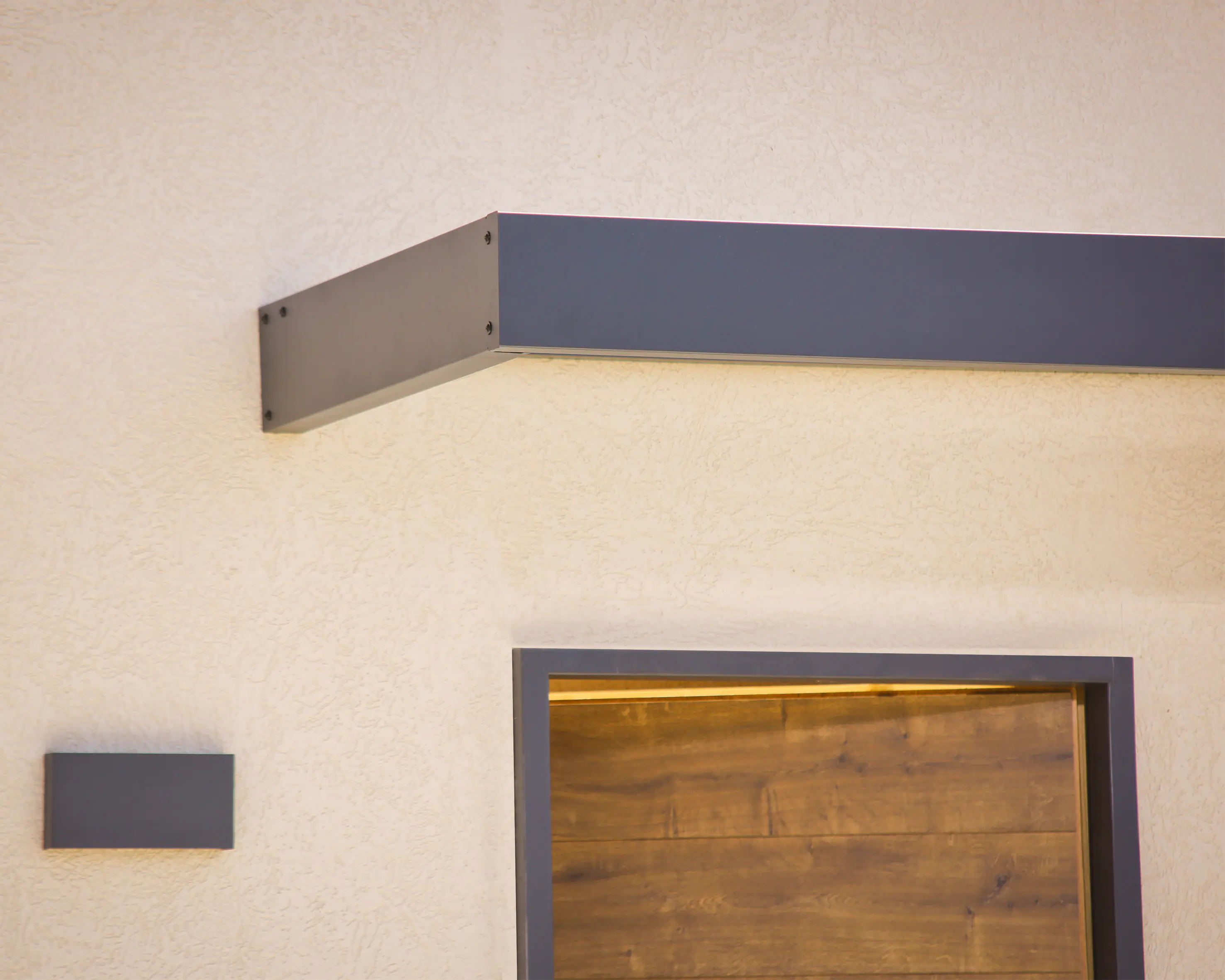 Canopia Vordach Sophia 2150 Grau Alu 215 x 95 cm Canopia Vordach Sophia 2150 Grau Alu 215 x 95 cm