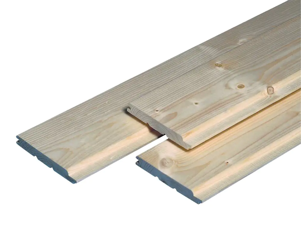 Profilholz Fichte Tanne B-Sortierung Schrägprofil 200 x 9,6 cm 12,5 mm