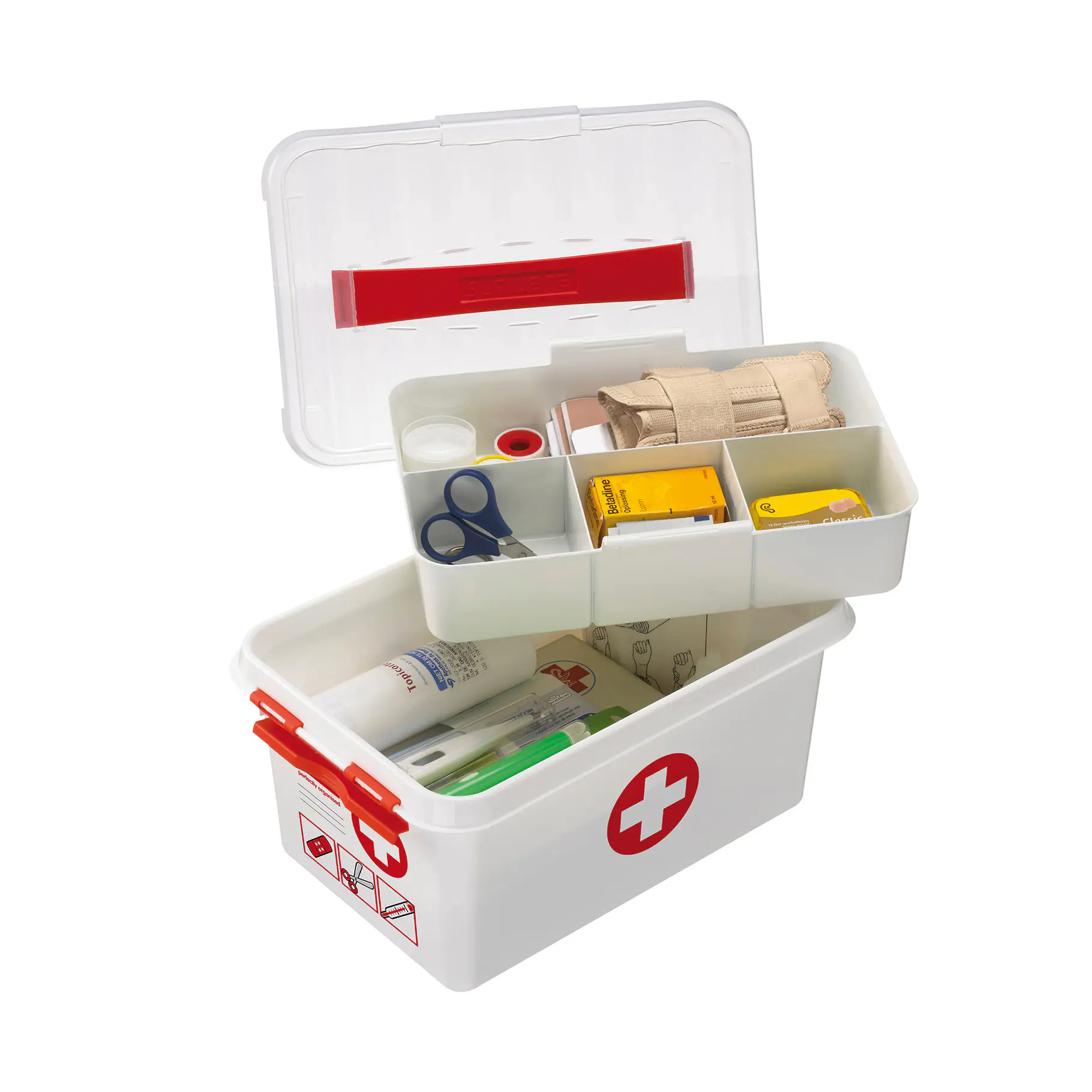 Sunware ErsteHilfe-Box inklusive Deckel 6 L 30 x 20 x 14 cm