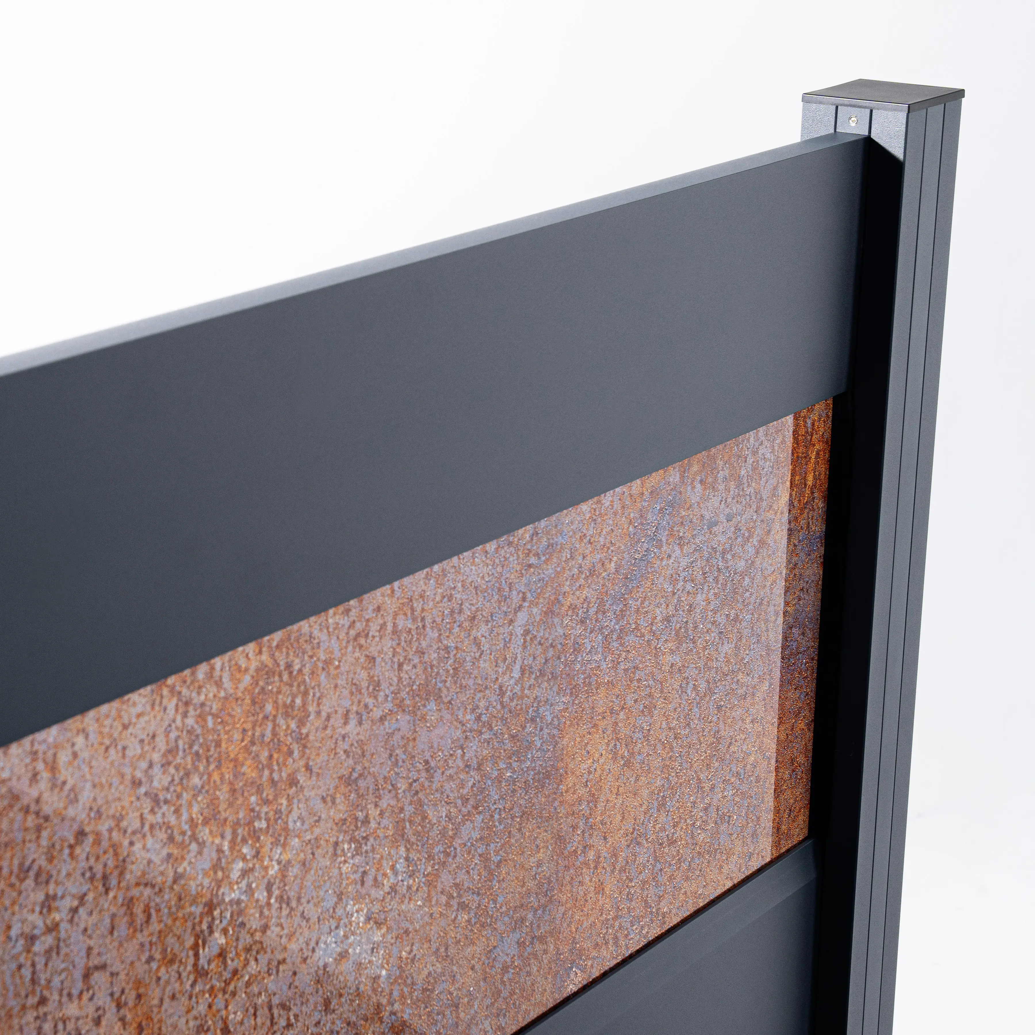 Ambiente Alu-Zaun Erweiterungsset Paneel 150 anthrazit 187 x 124,2 cm  