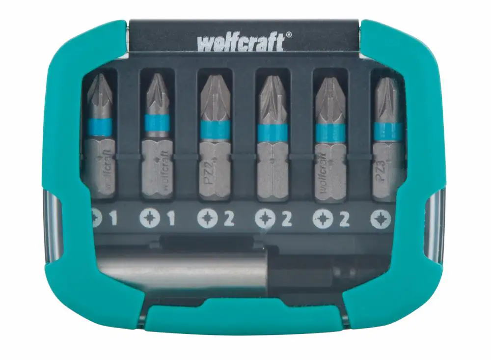 Wolfcraft Bit-Set PZ 7-teilig