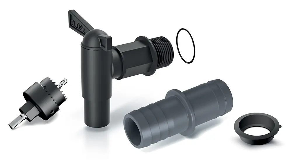 Arves Regenspeicher Steinblock 400 L grau