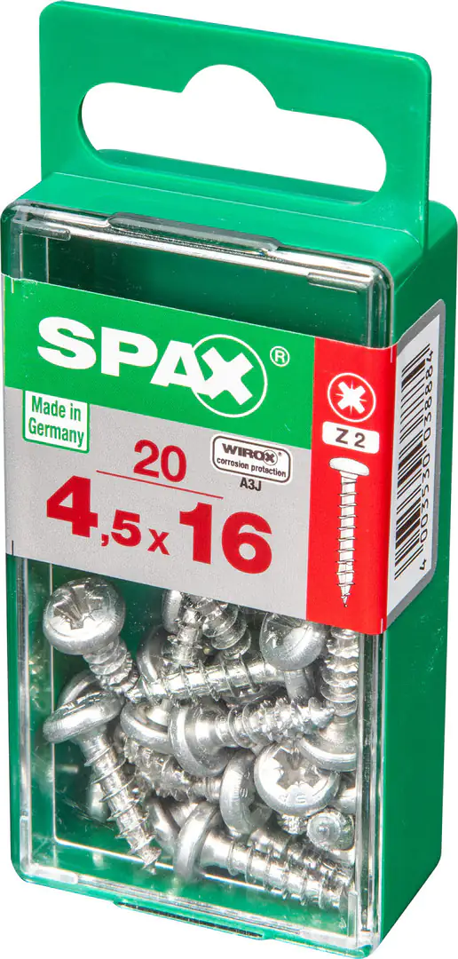 Spax Universalschrauben 4.5 x 16 mm TX 20 - 20 Stk.