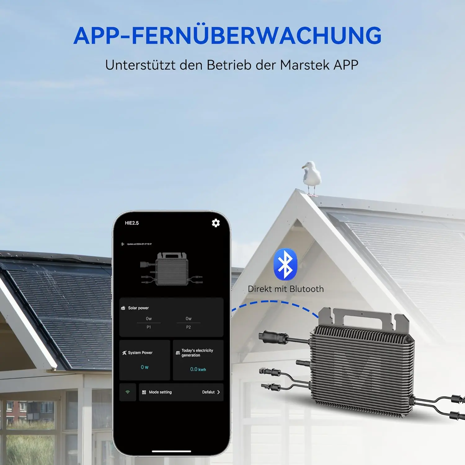 Marstek Wechselrichter MST-MI0800W Microinverter 800W Marstek Wechselrichter MST-MI0800W Microinverter 800W