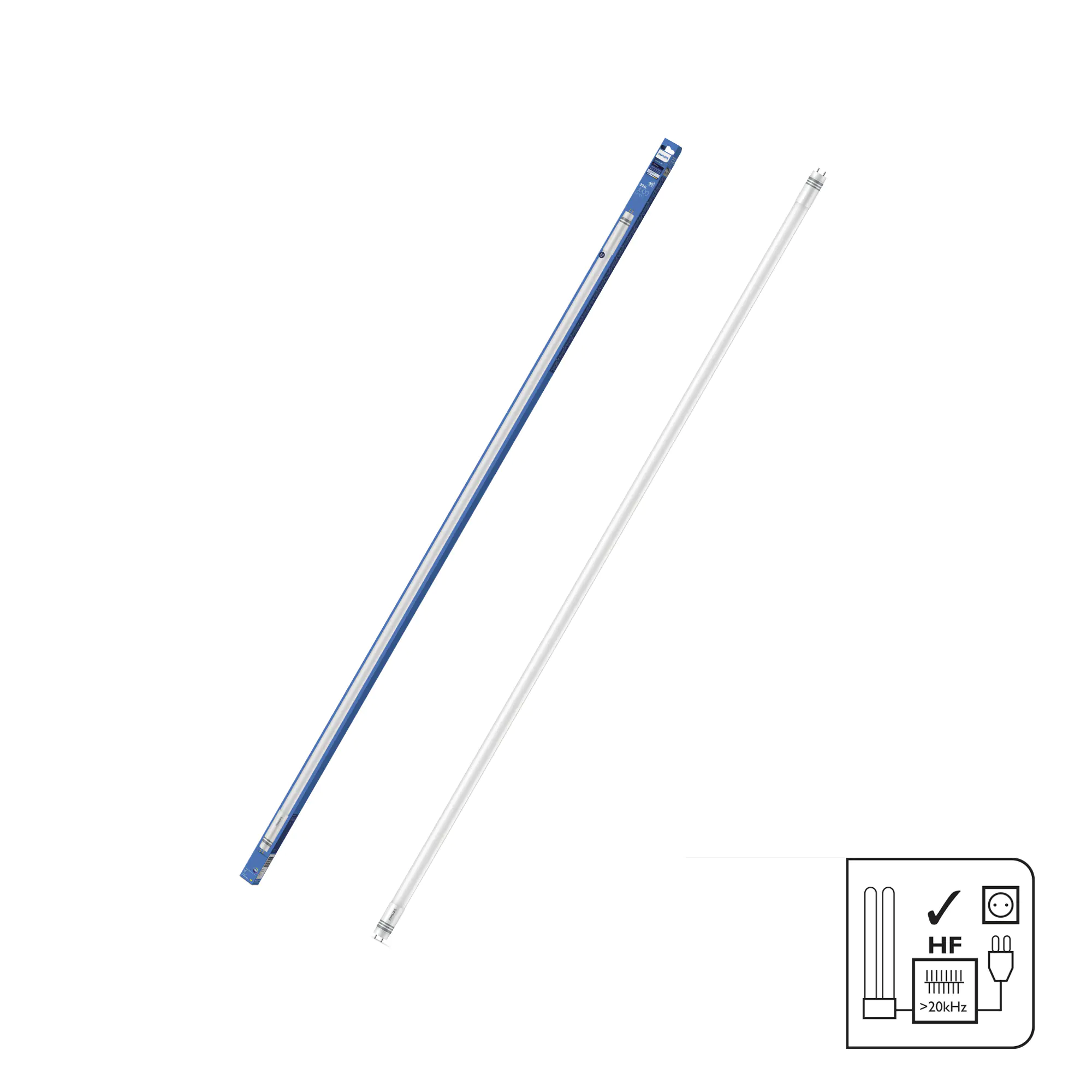 Philips LED-Leuchtmittel Stabform T5 Röhre 20,5W G5 neutralweiß matt