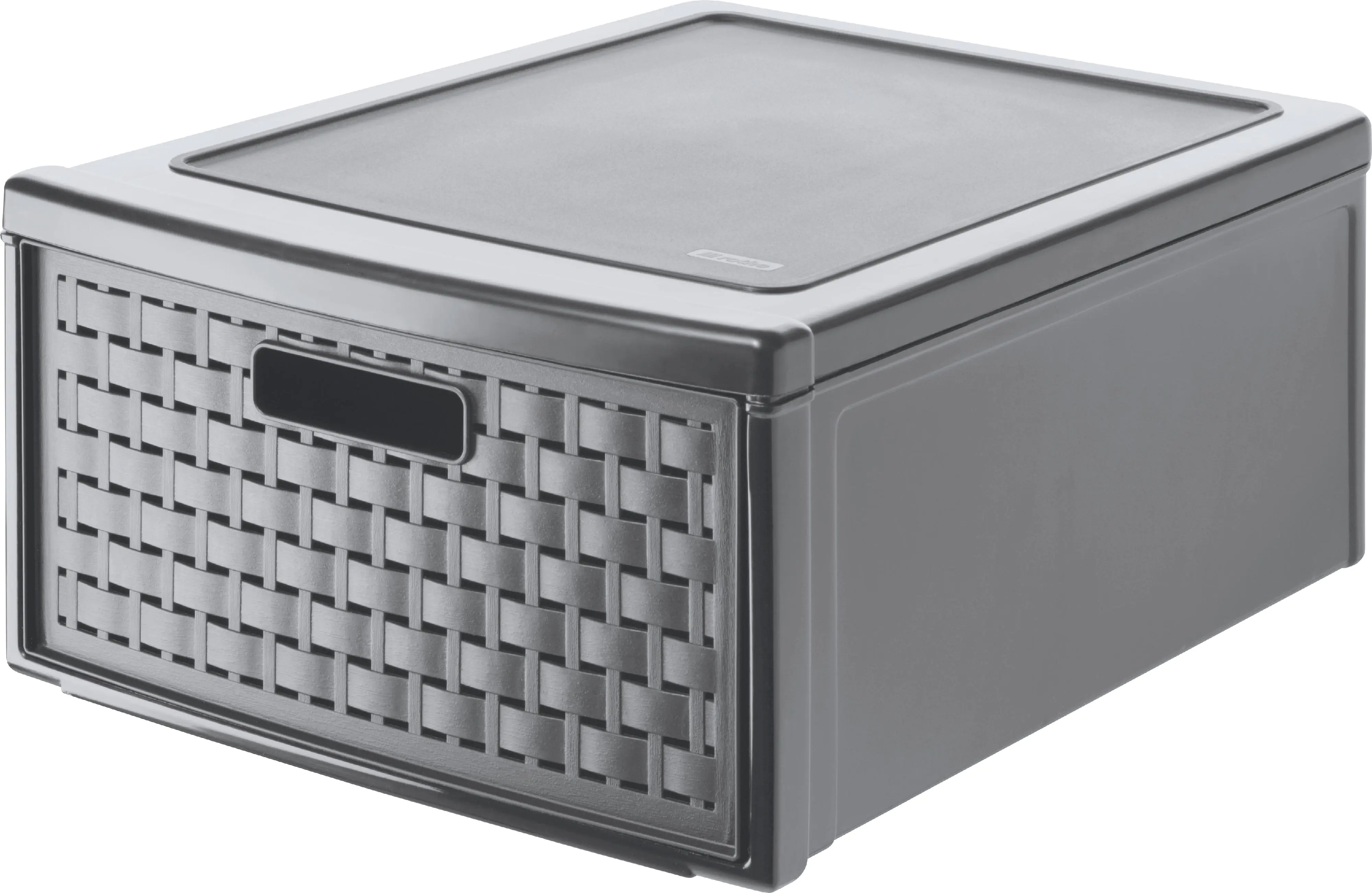 Rotho Schubladenbox Country groß, 19,2 L anthrazit Rotho Schubladenbox Country groß, 19,2 L anthrazit