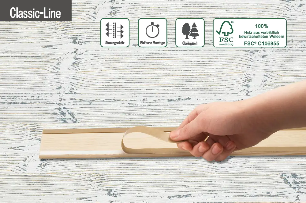 iWerk Holzpaneele zum Kleben 78 x 50 cm, 5 mm, Design old glacierwood