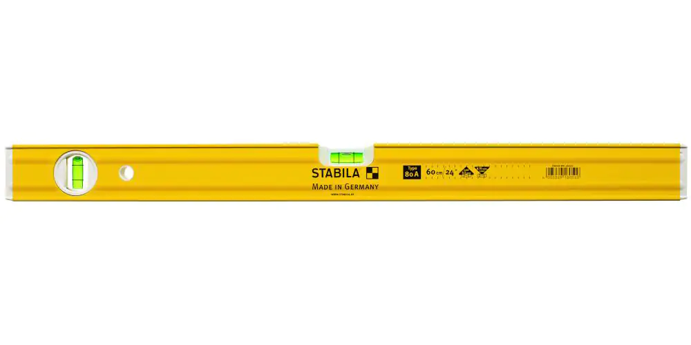 STABILA Wasserwaage Serie 80 A 60 cm