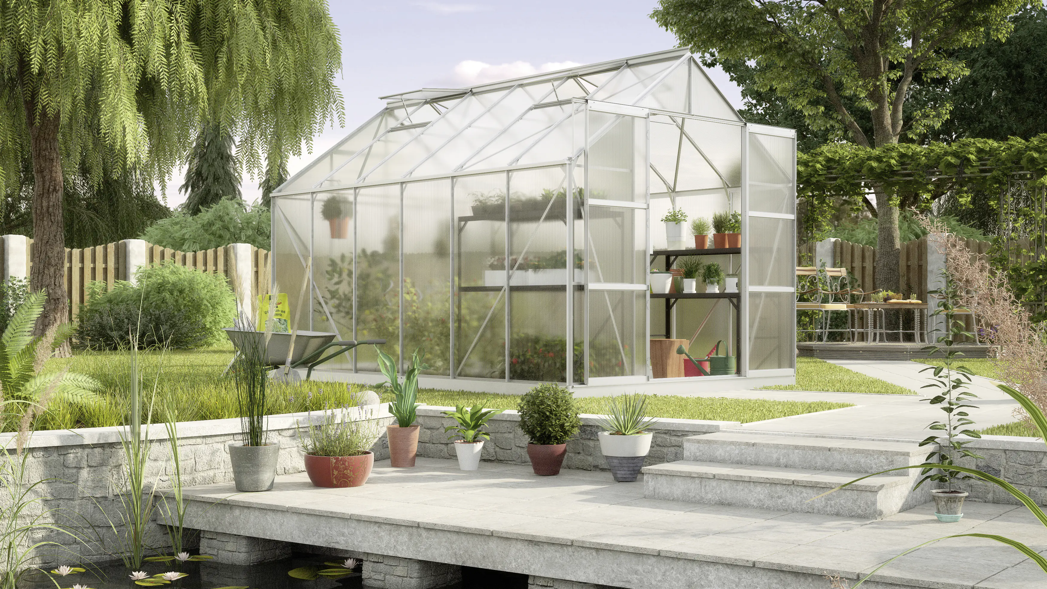 Vitavia Gewächshaus Uranus 9900 HPK 4 mm 254 x 379 cm