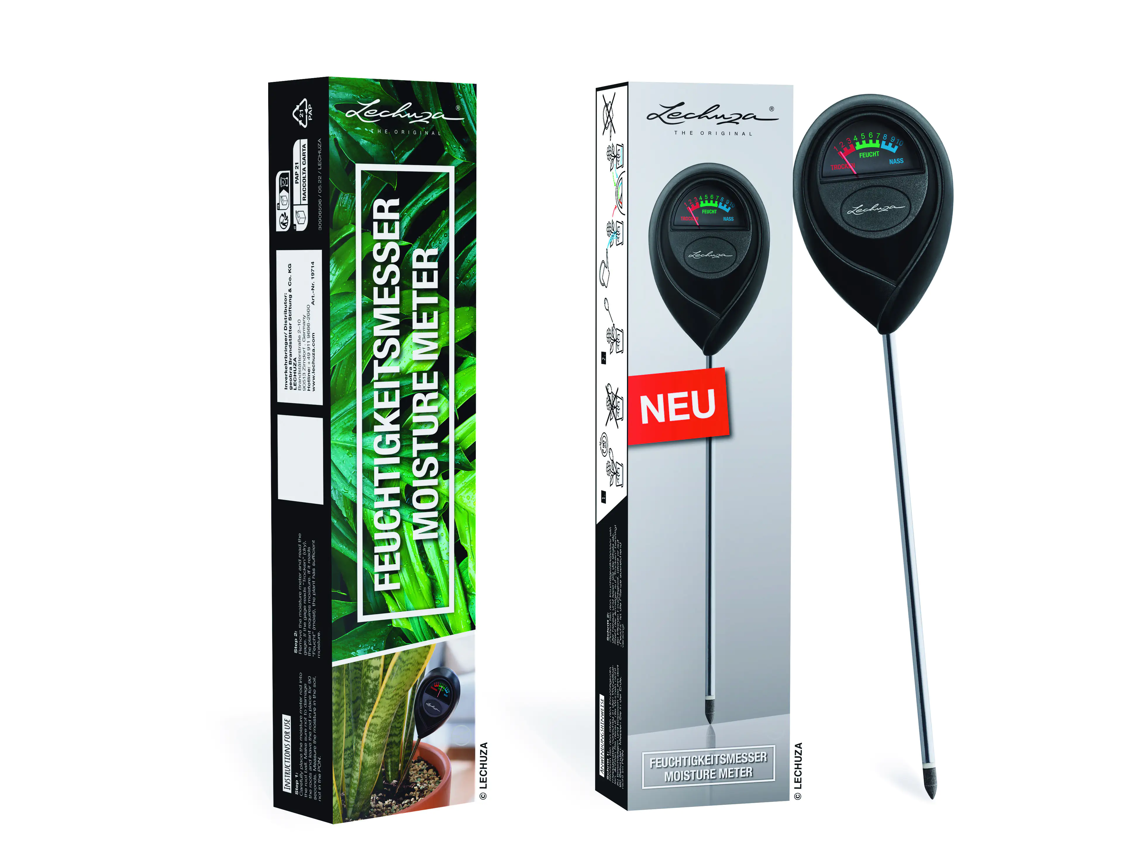 Lechuza Feuchtigkeitsmesser schwarz Lechuza Feuchtigkeitsmesser schwarz