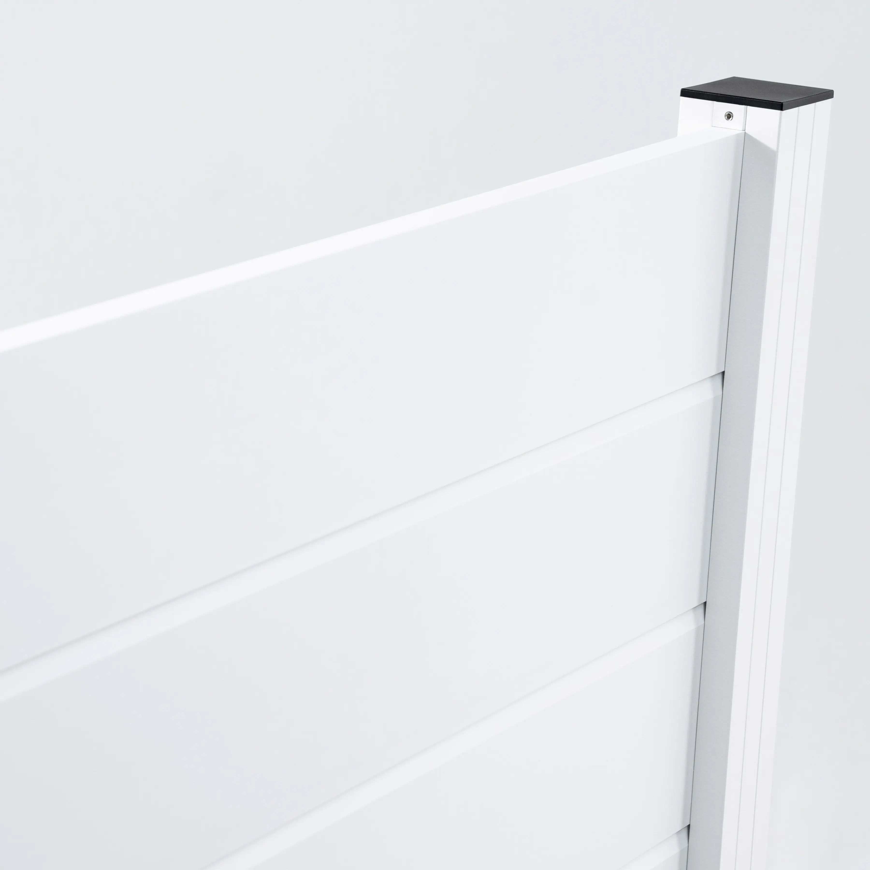 Ambiente Alu-Zaun Grundset Paneel 150 weiß 187 x 124,2 cm 