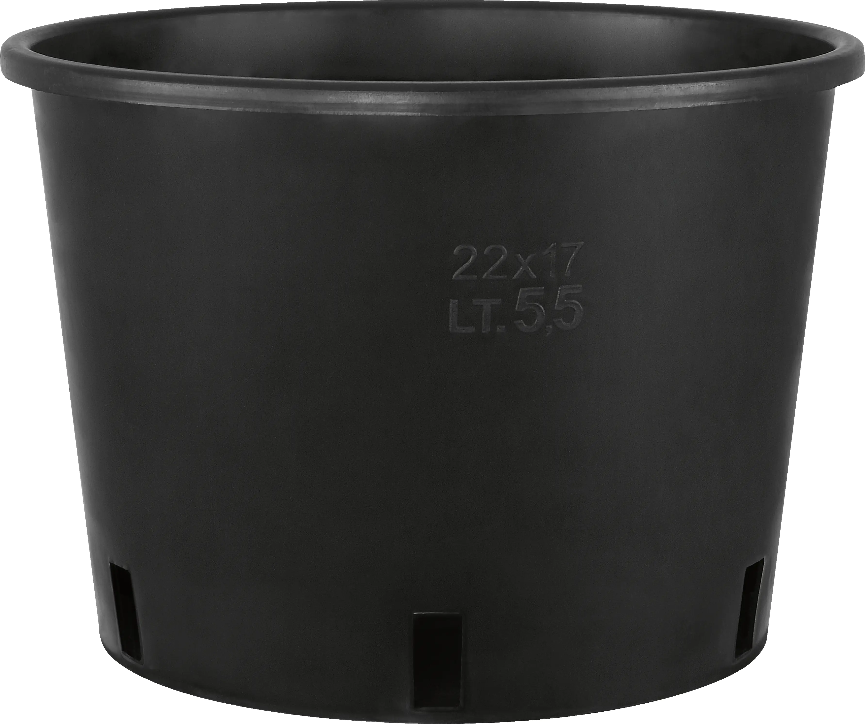 Geli Pflanzcontainer Ø 22 x 25 cm schwarz Geli Pflanzcontainer Ø 22 x 25 cm schwarz