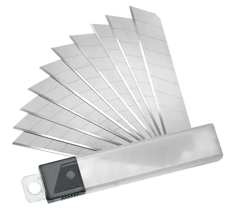 Abbrech-Klingenstreifen 18 mm breit 10 Stück