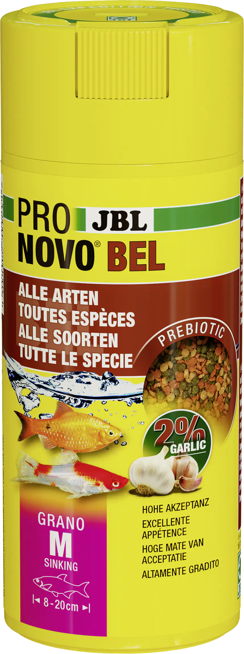 JBL Fischfutter Pronovo Bel Grano M Fischfuttergranulat 250 ml