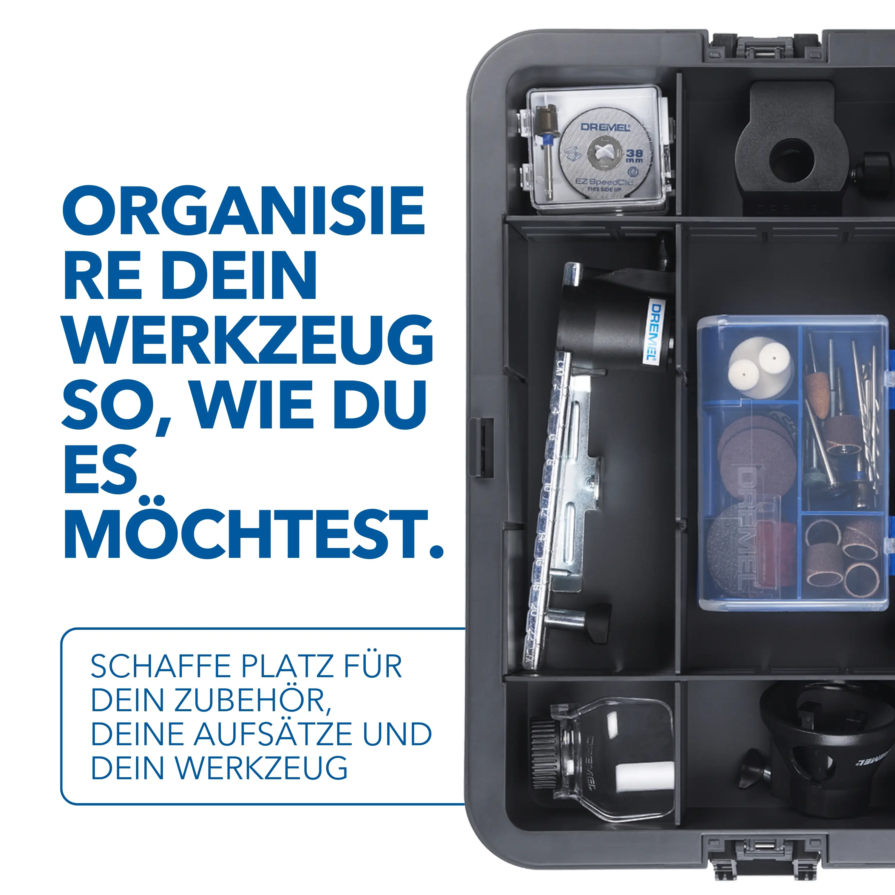 Dremel Akku-Multifunktionswerkzeug 8240-5/65 Platinum+ 12V mit Aufbewahrungskoffer