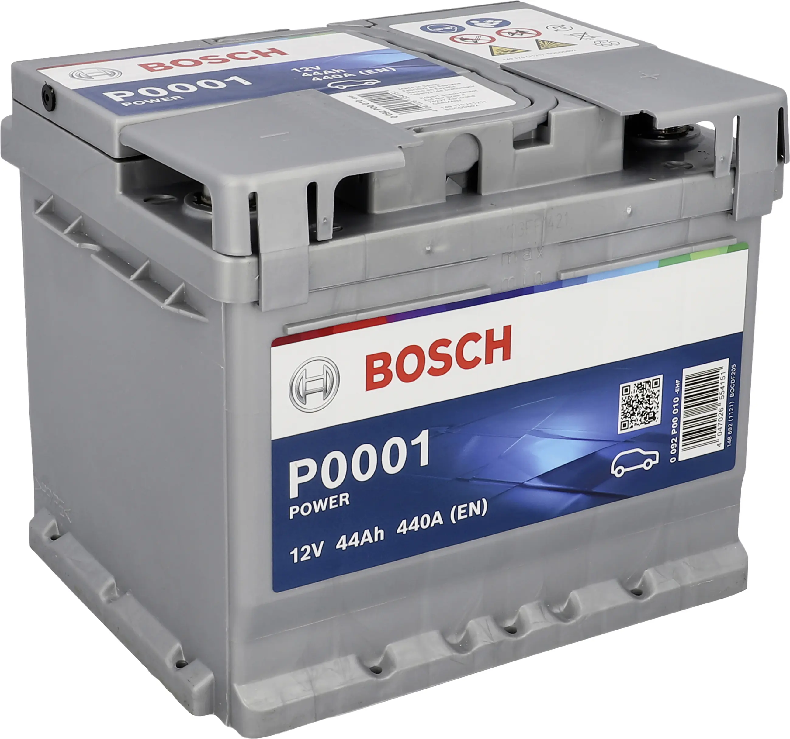 Bosch Starterbatterie SLI 44Ah 440A PowerLine Bosch Starterbatterie SLI 44Ah 440A PowerLine
